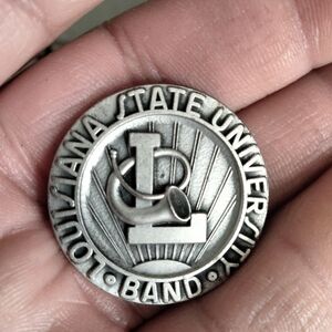 Vintage 1947 Louisiana State University Sterling Silver Band Pin